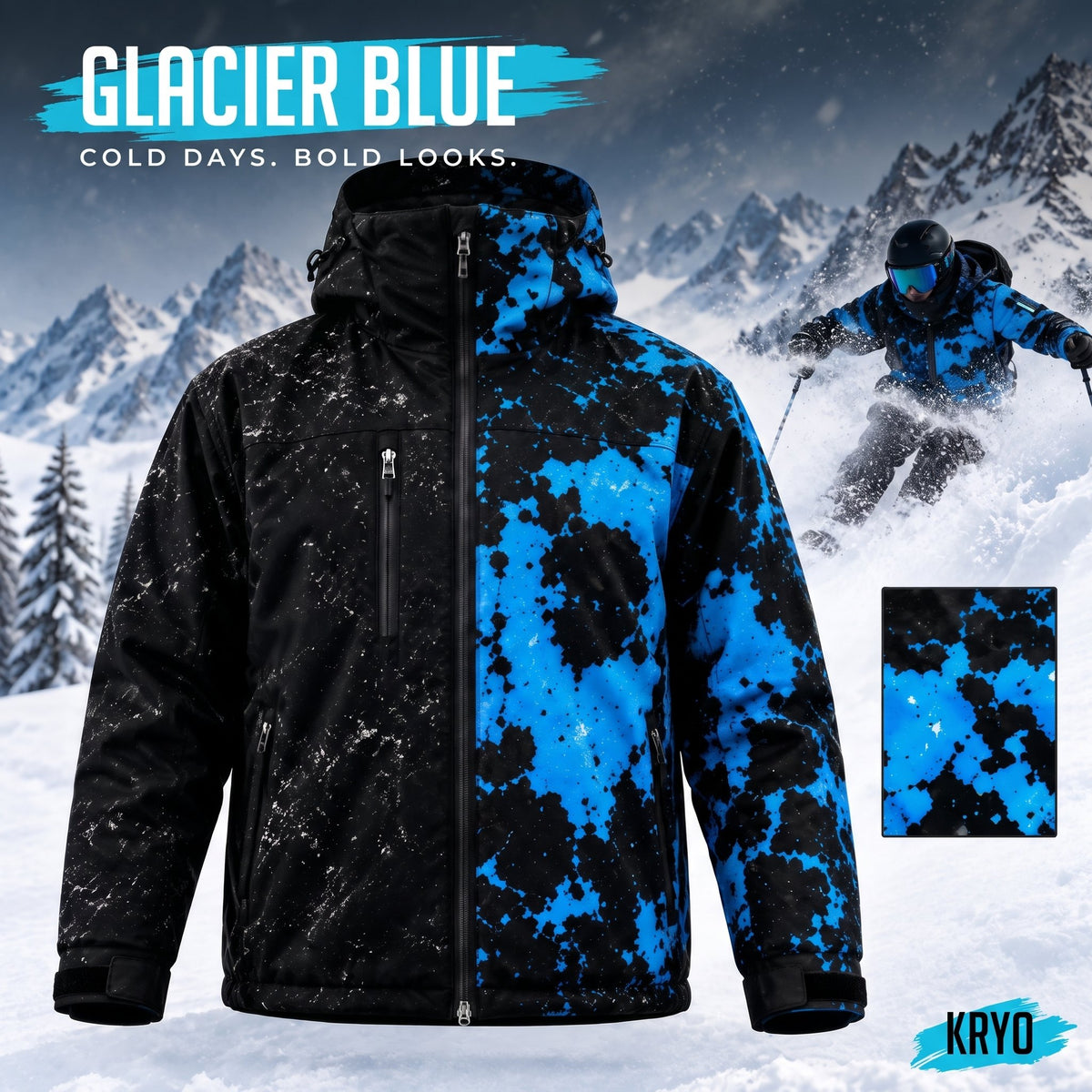 KRYO Reactive Jacket in Glacier Blue