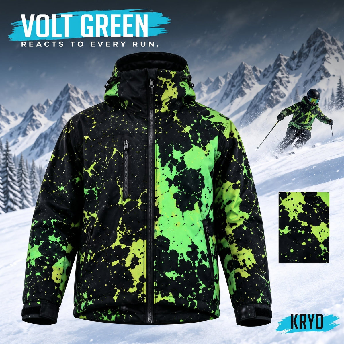 KRYO Reactive Jacket in Volt Green