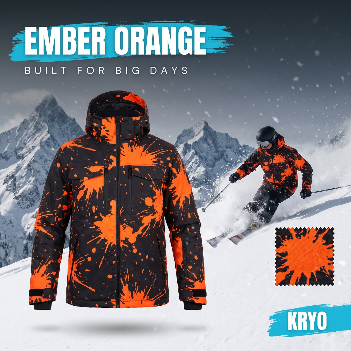 KRYO Reactive Jacket in Ember Orange