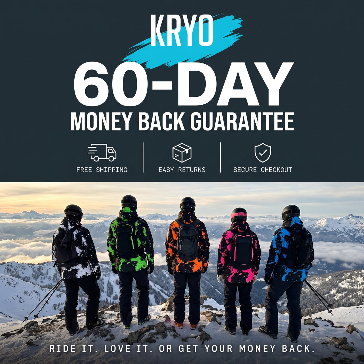 KRYO 60-day money-back guarantee